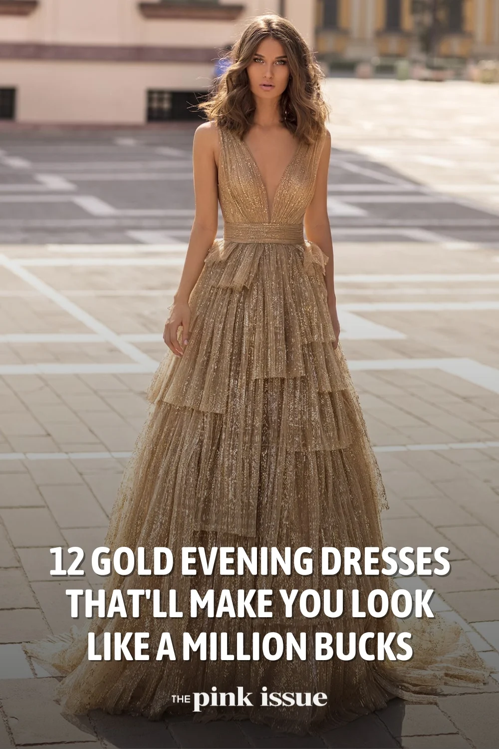 12 Gold Evening Dresses That'll Make You Look Like a Million Bucks Pinterest