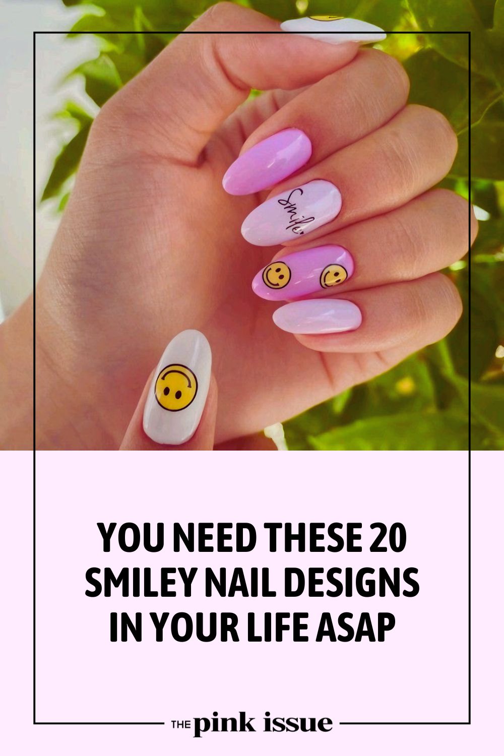 20 Smiley Face Nail Designs Pinterest