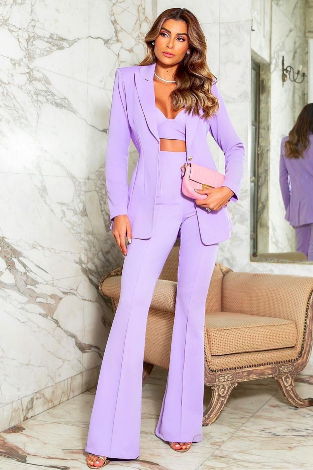 A dressy suit for a wedding