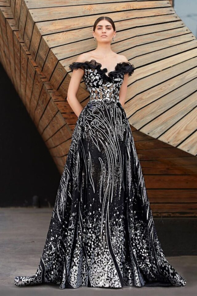 navy blue black tie dress Montage M903 Long Fitted Formal Beaded Evening for $605 Shoe Size:50 GRANDFINALE20 Black tutu dresses for