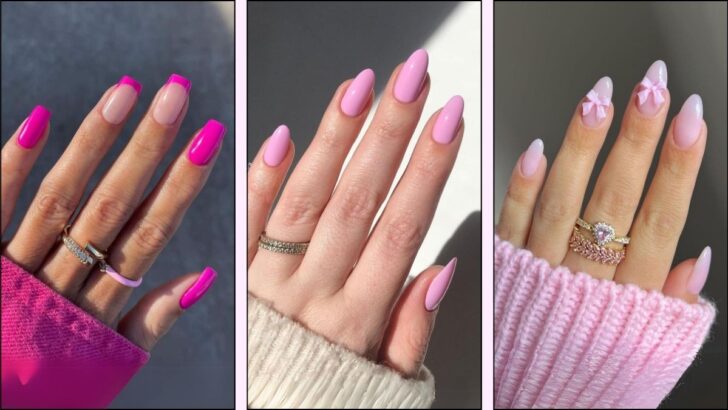 These 30 Cute Pink Nail Ideas Will Give You Major Heart Eyes