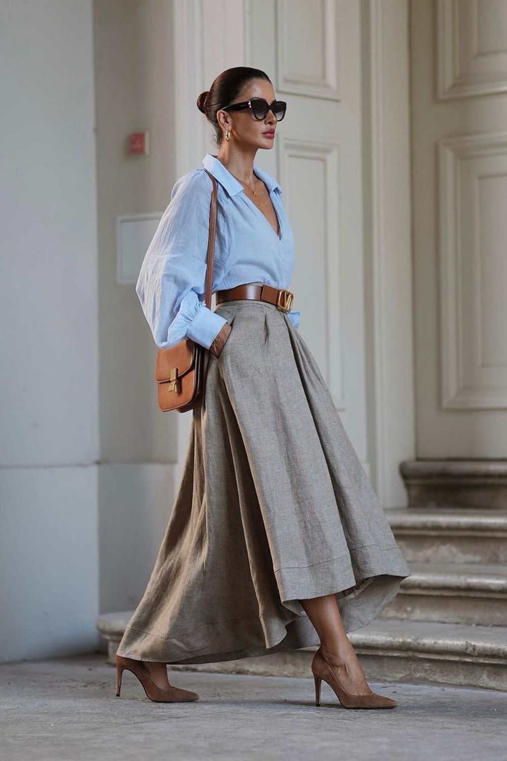 Elegant linen outfit