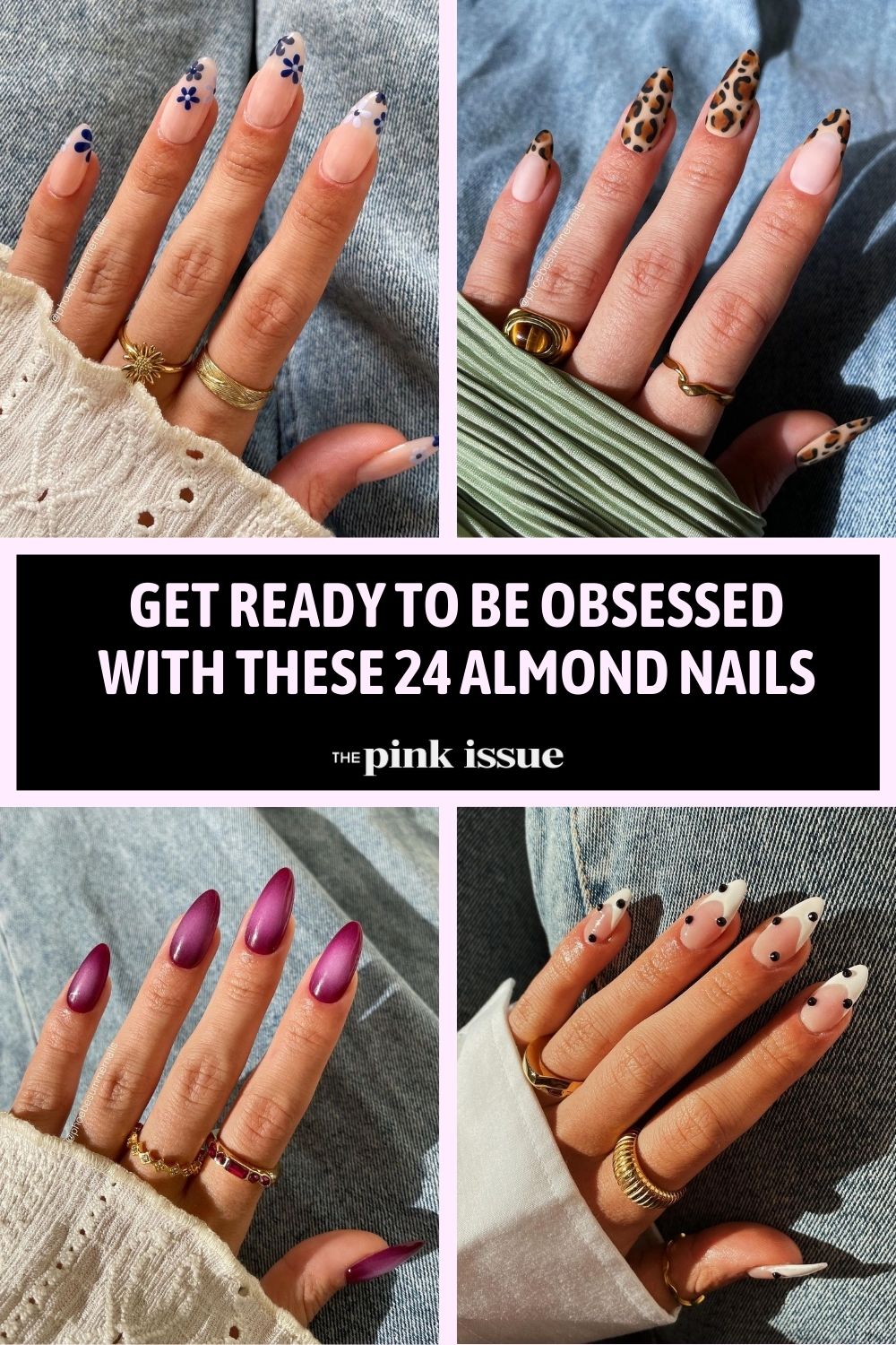 Get Ready to Be Obsessed with These 24 Almond Nails pinterest