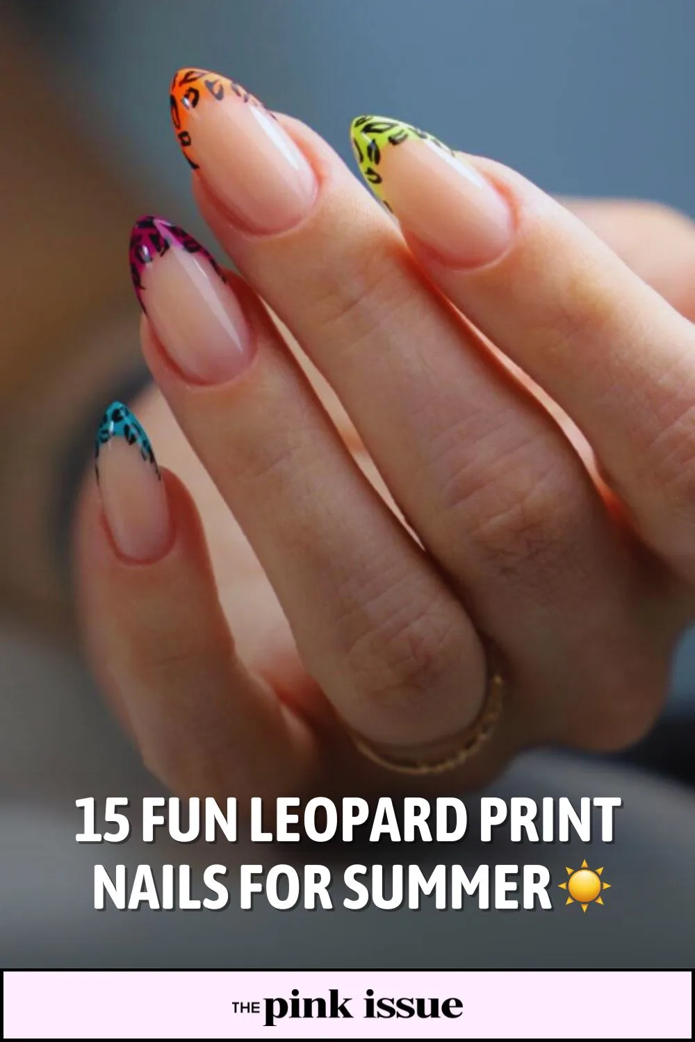 Leopard print nails for summer Pinterest