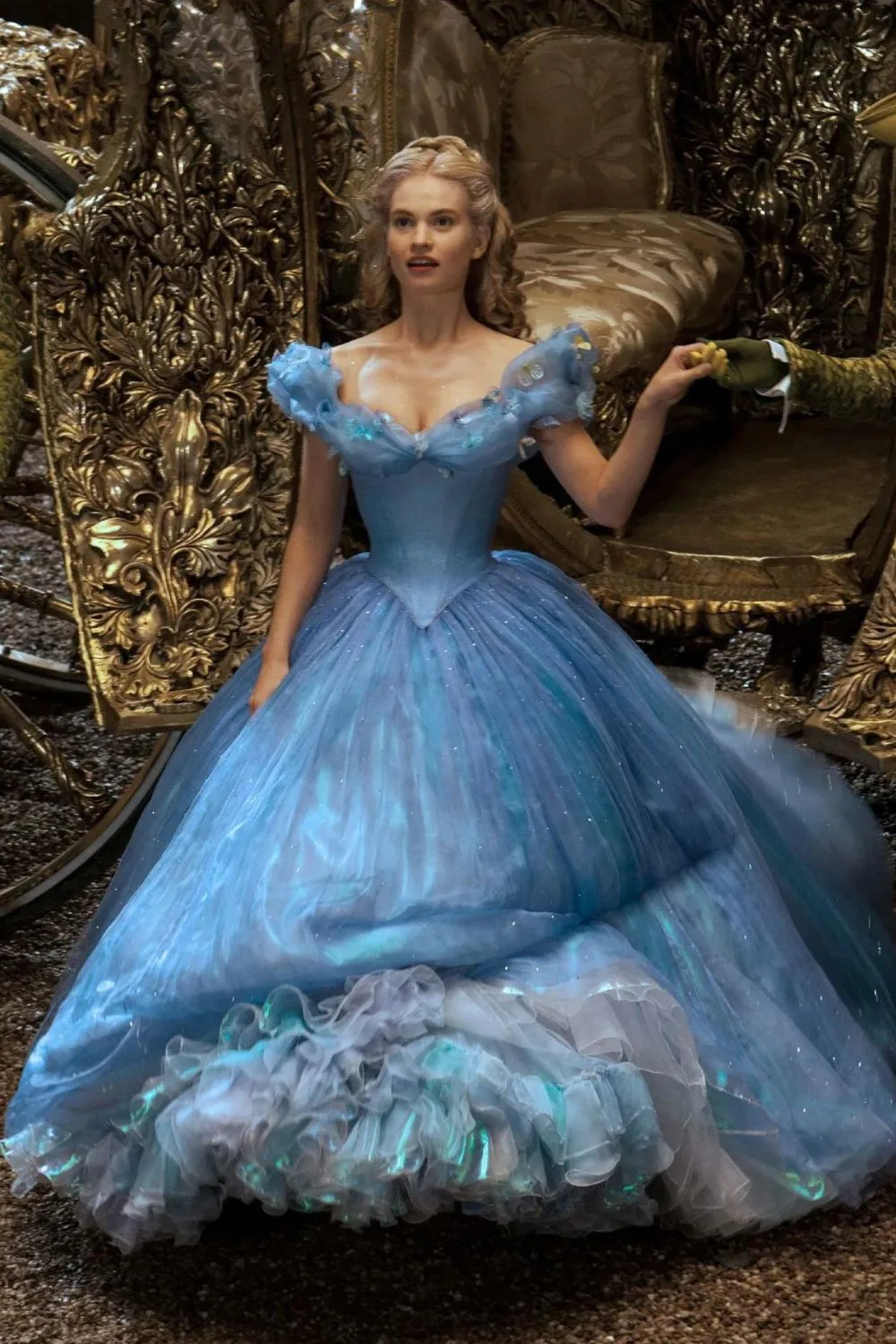 Lily James in Cinderella