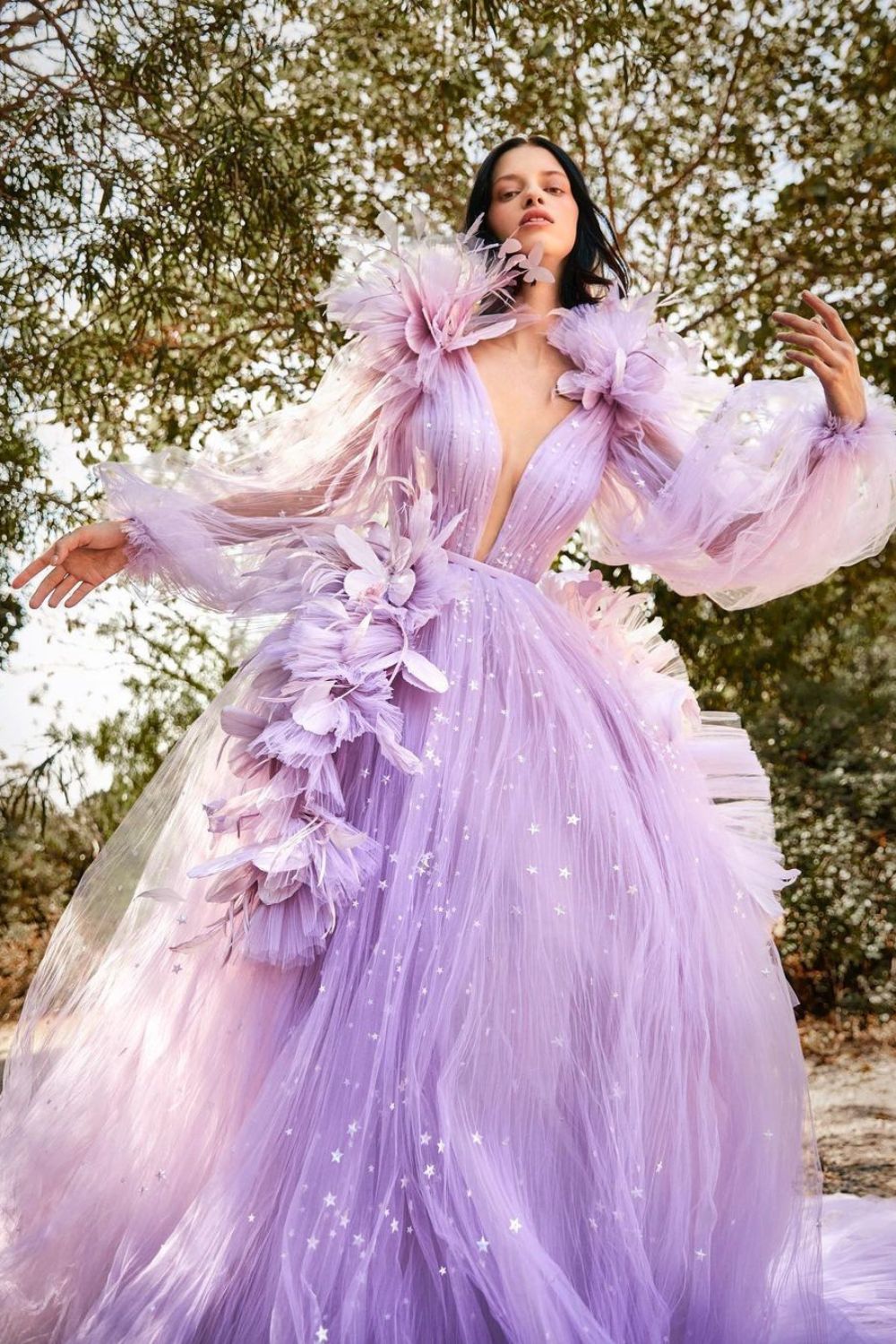 Purple fairytale like dress