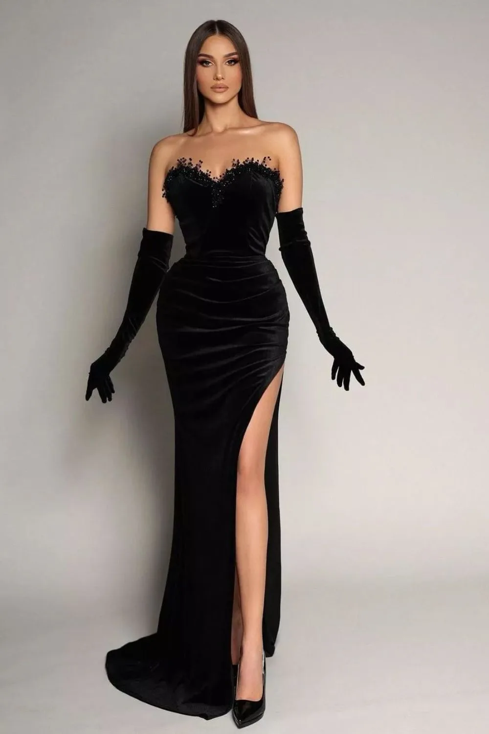 black prom dress 