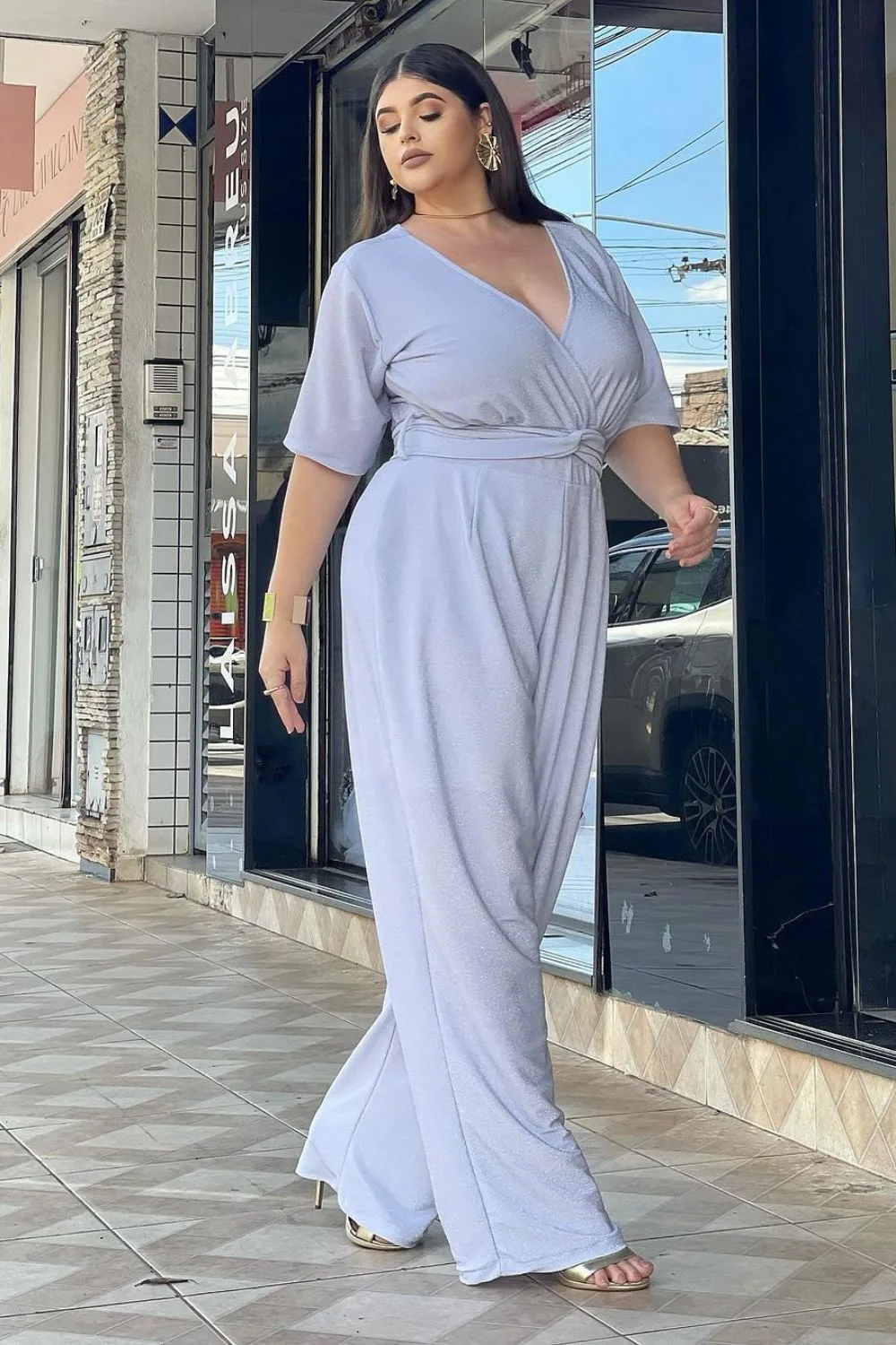 curvy girl summer jumpsuit 