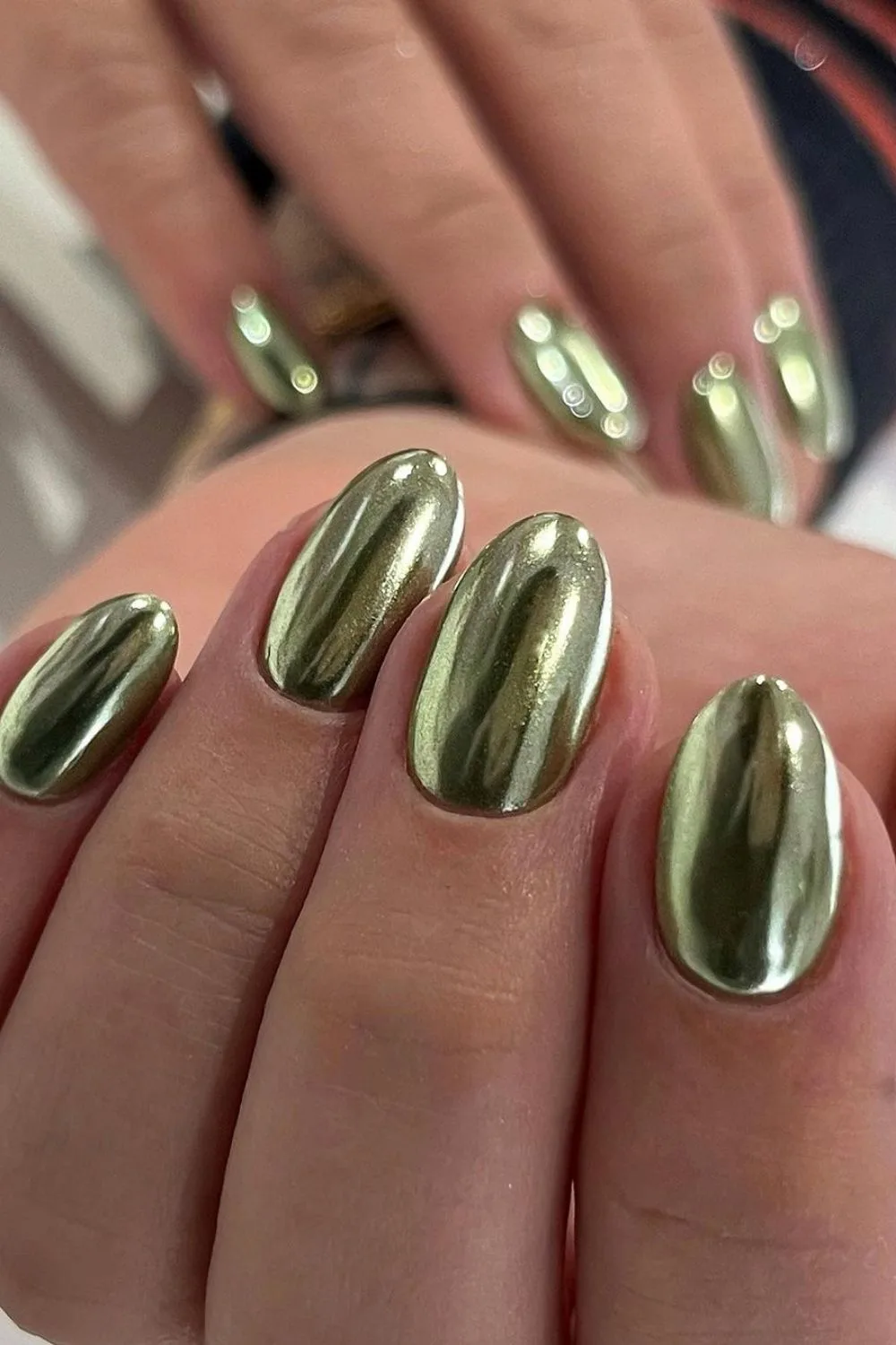 mirror chrome nails