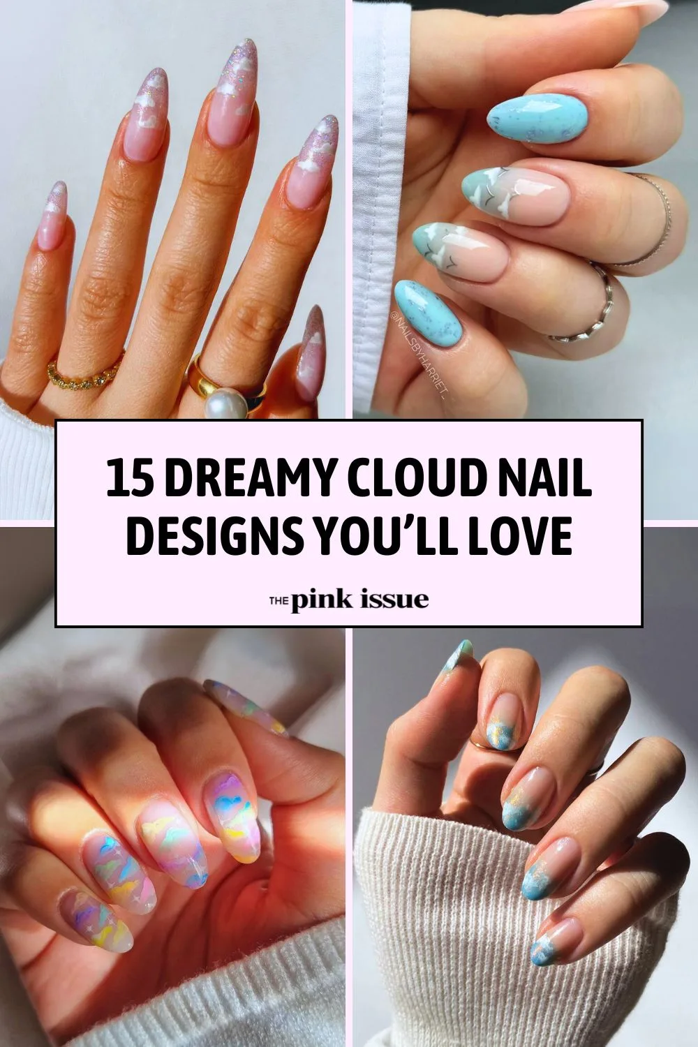 15 Dreamy Cloud Nail Designs You’ll Love Pinterest