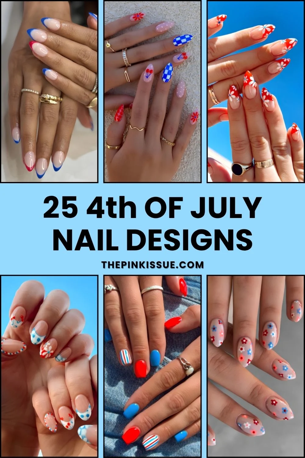 4th of July nail ideas Pinterest