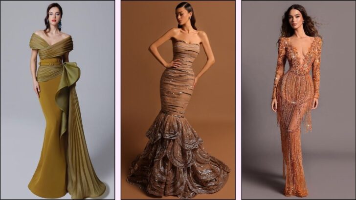 Get Inspired by These 13 Beautiful Earth-Toned Gowns