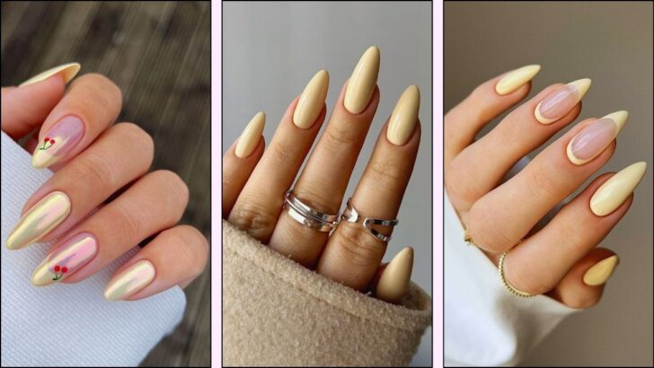 These 15 Butter Yellow Nail Looks Are Everything You Need Right Now