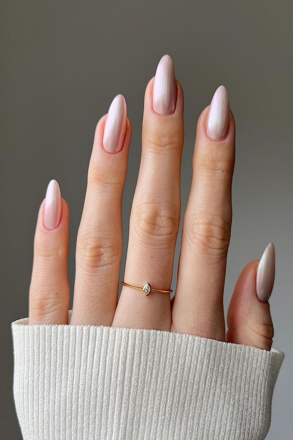 Elegant satin nails