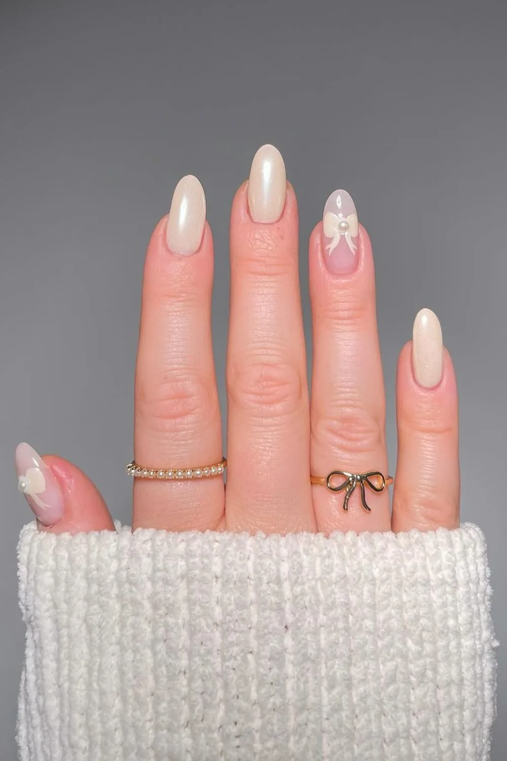 Glazed vanilla nails