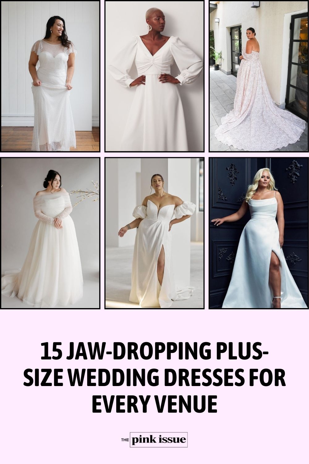 Inspo Alert- 15 Jaw-Dropping Plus-Size Wedding Dresses for Every Venue Pinterest