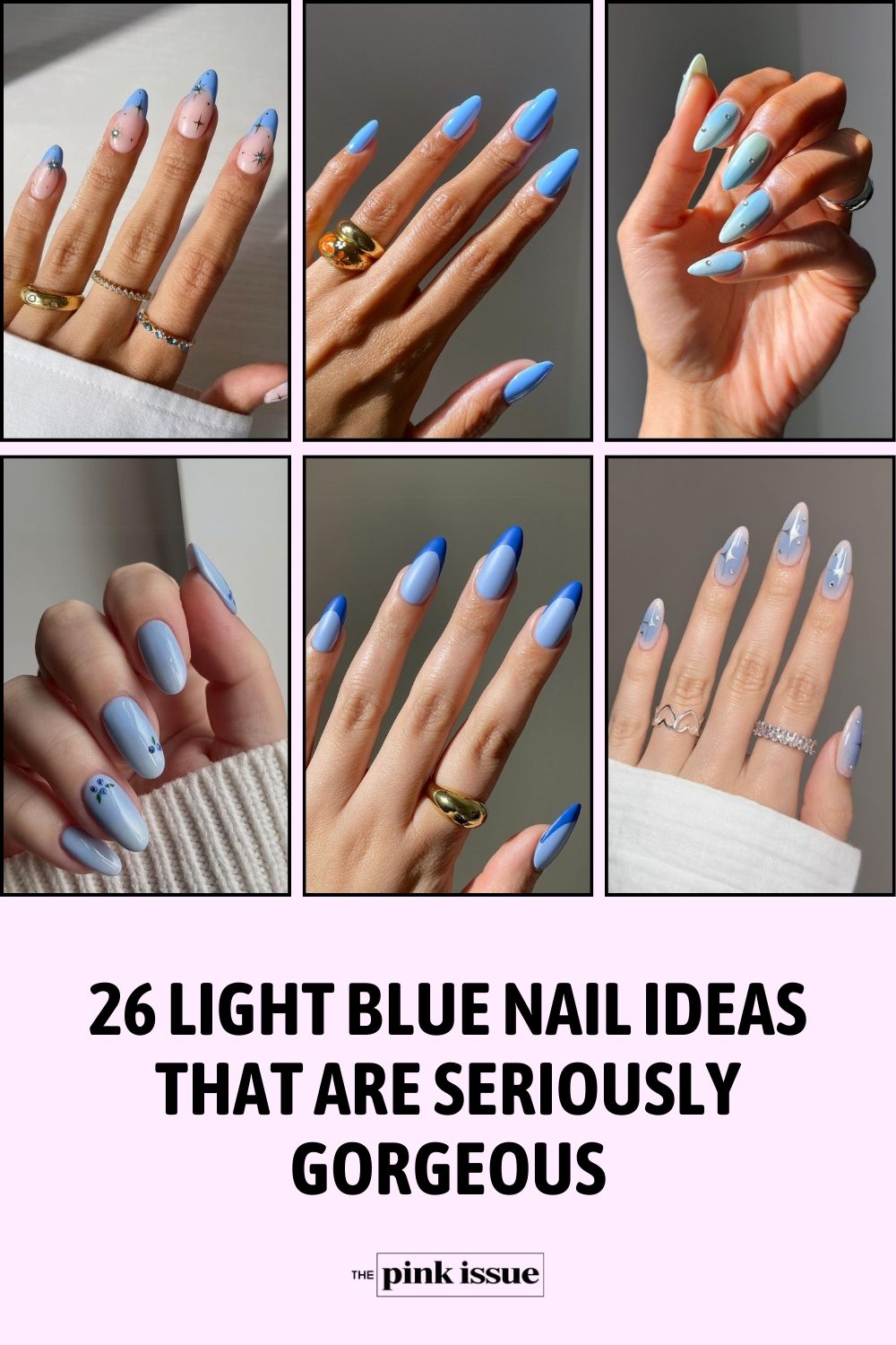 Light Blue Nail Ideas That Are Seriously Gorgeous Pinterest