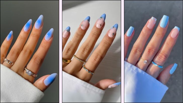 45 Light Blue Nail Ideas for the Prettiest Mani Ever