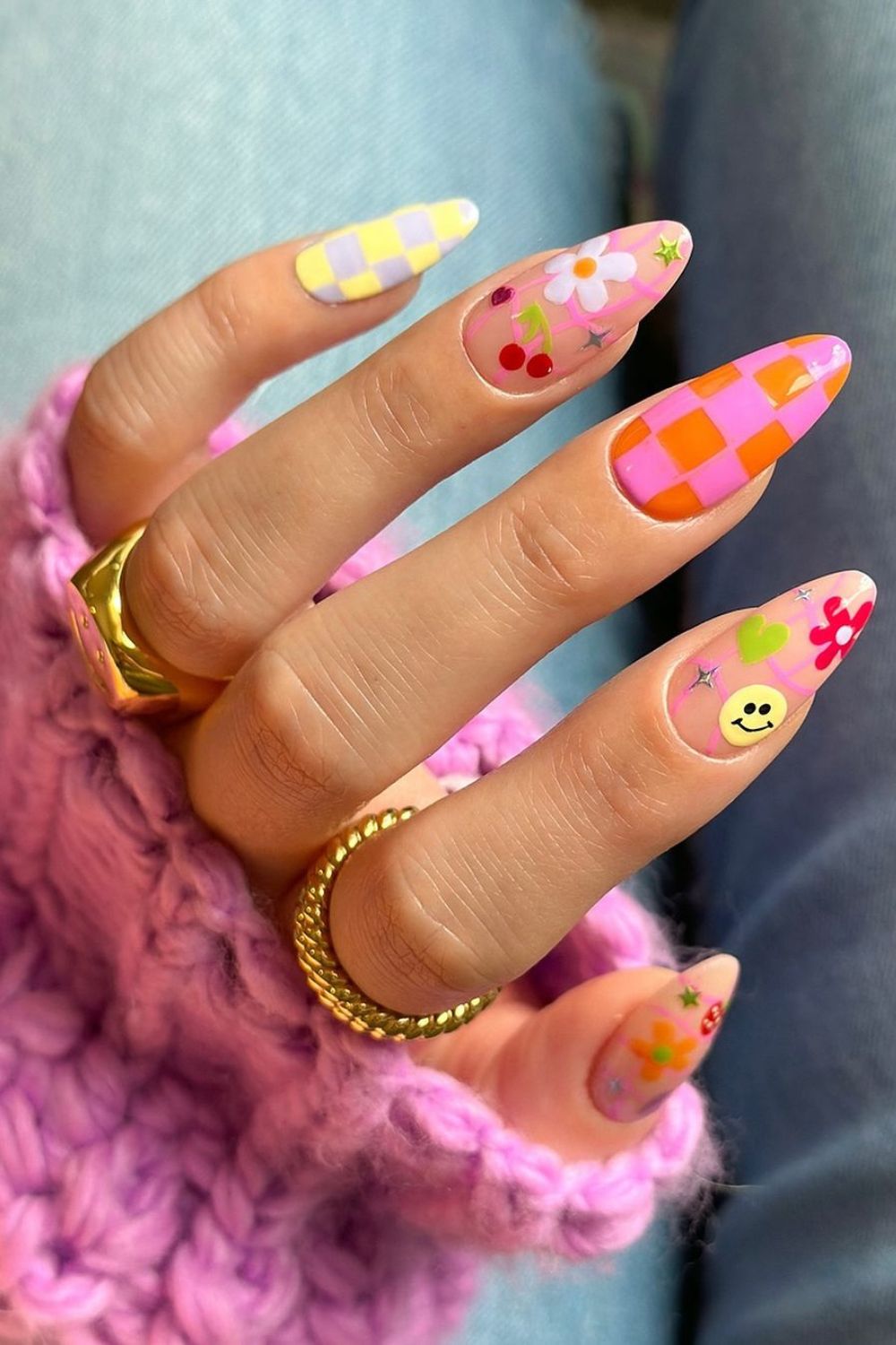 Mix-and-match nails