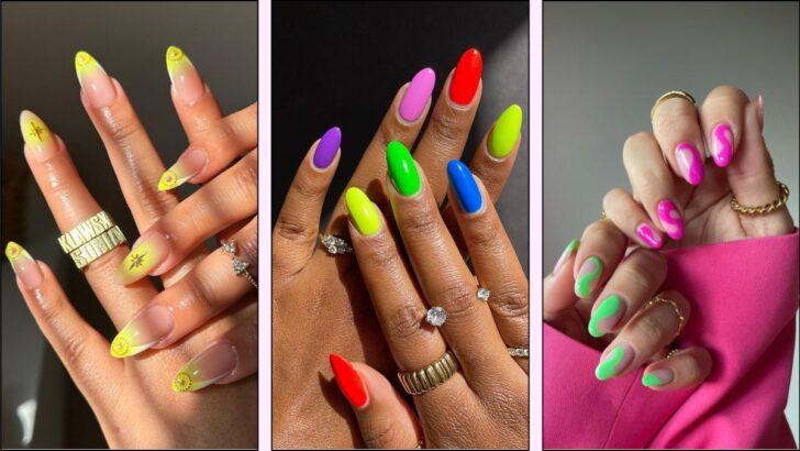 Glow Up This Summer with 25 Neon Nail Ideas