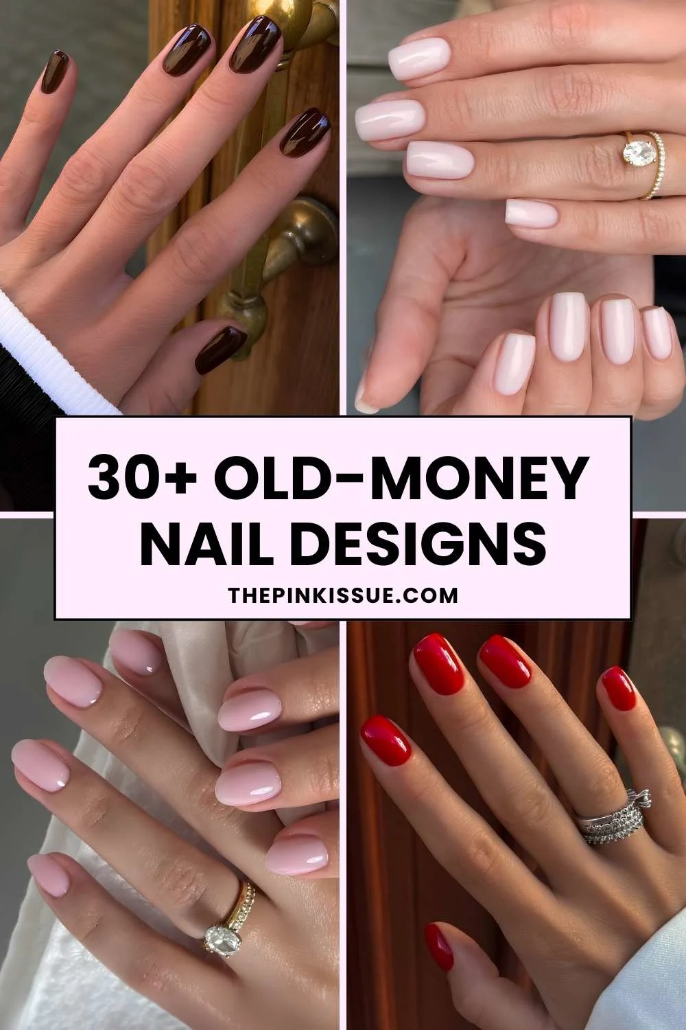 Old-money nail ideas Pinterest