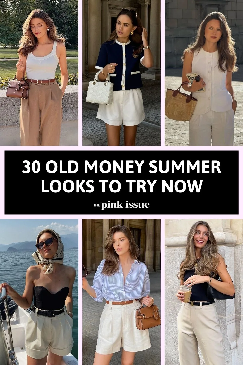 Old money summer looks to try now pinterest