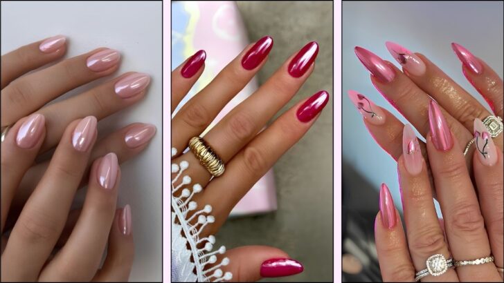 30 Pink Chrome Nail Ideas That Are Next-Level Gorgeous