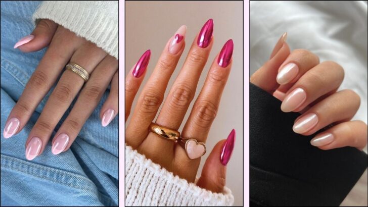 13 Pink Chrome Nail Ideas That Are Pure Perfection