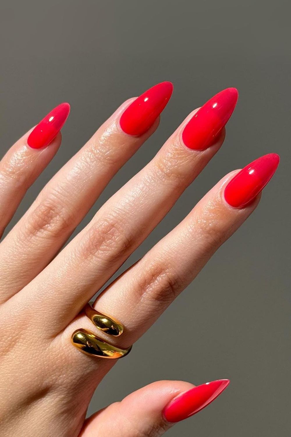 Red jelly nails