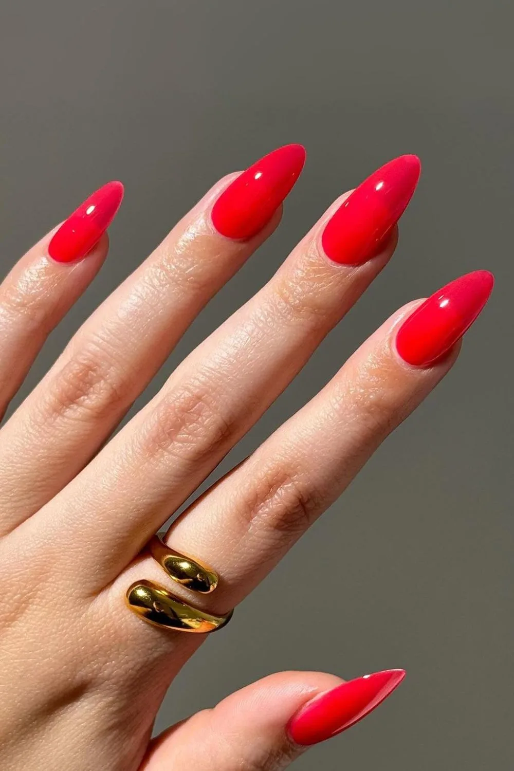 Red jelly nails