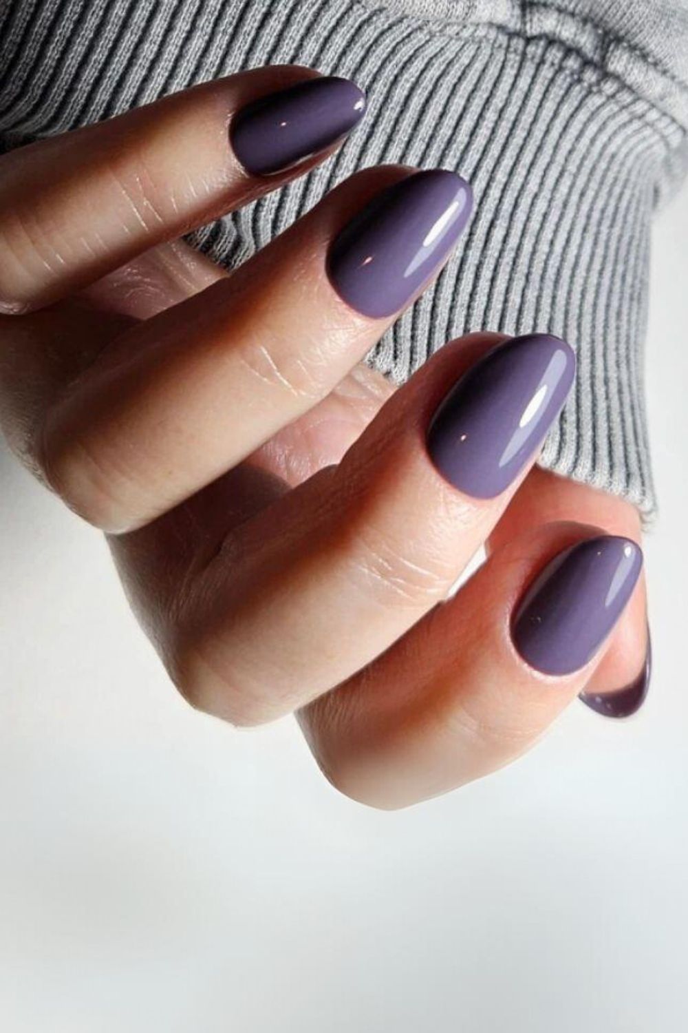 Smokey purple nails