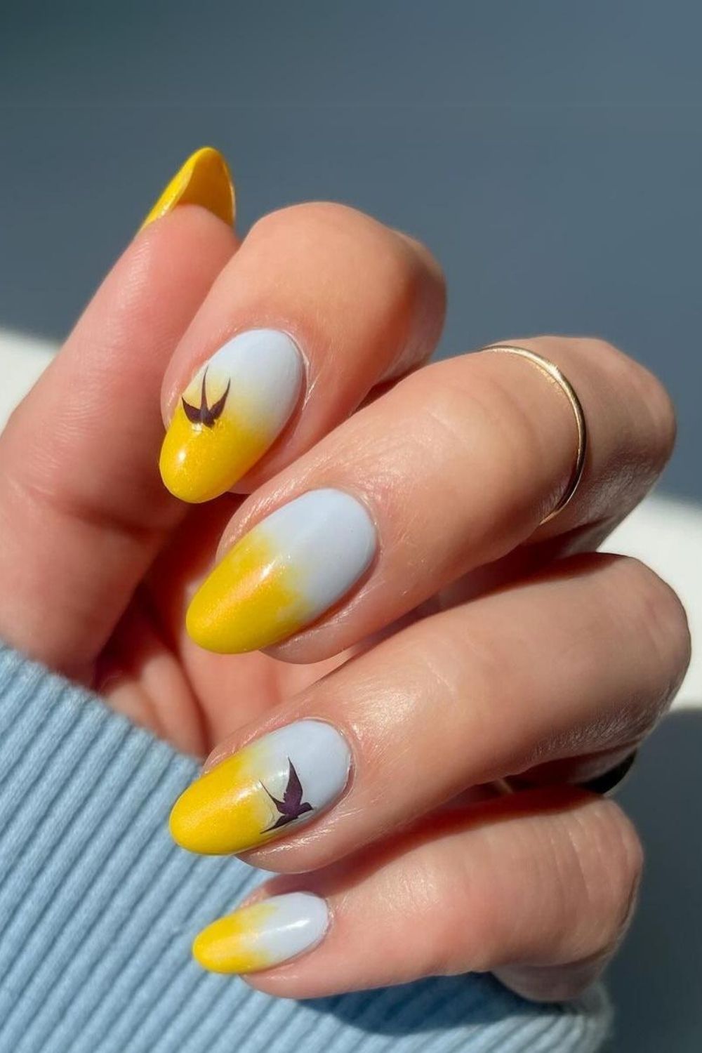 Summer sky nails