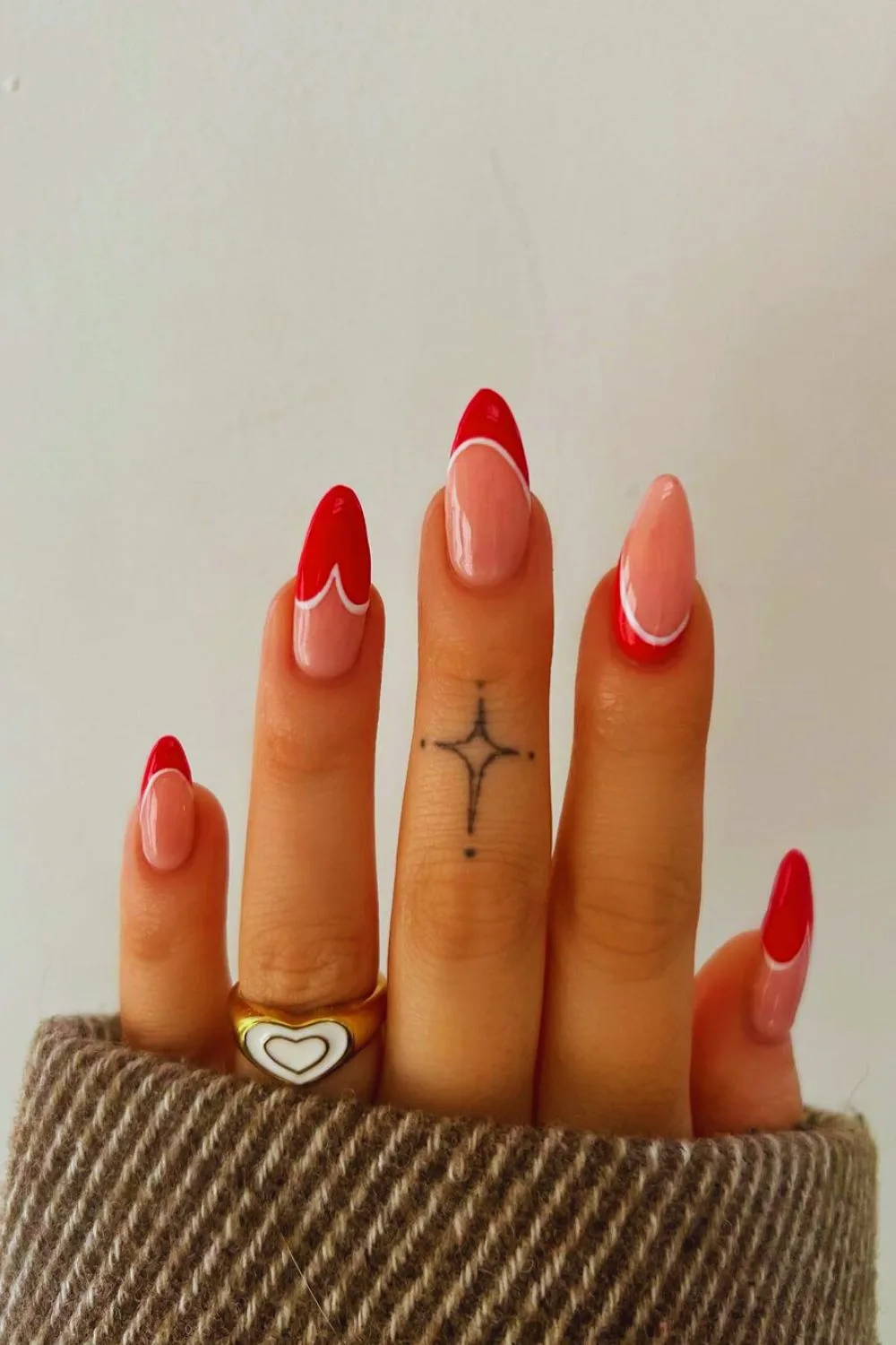 Sweetheart french mani