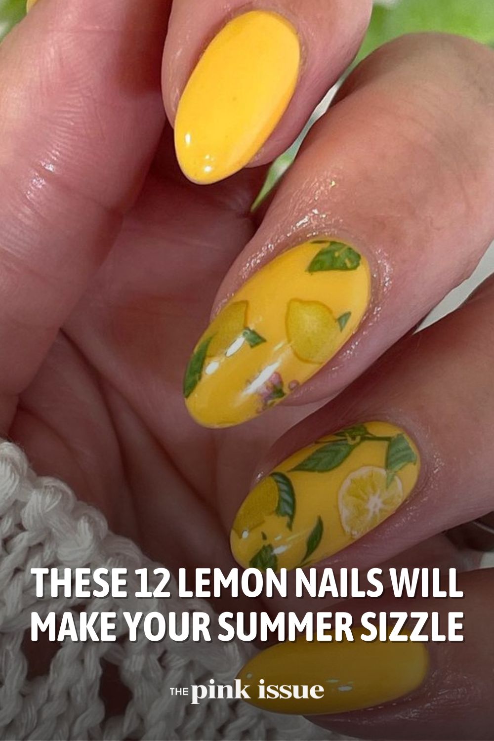 These 12 Lemon Nails Will Make Your Summer Sizzle pinterest