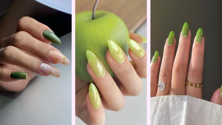 34 Green Nail Ideas That Will Make Your Summer POP