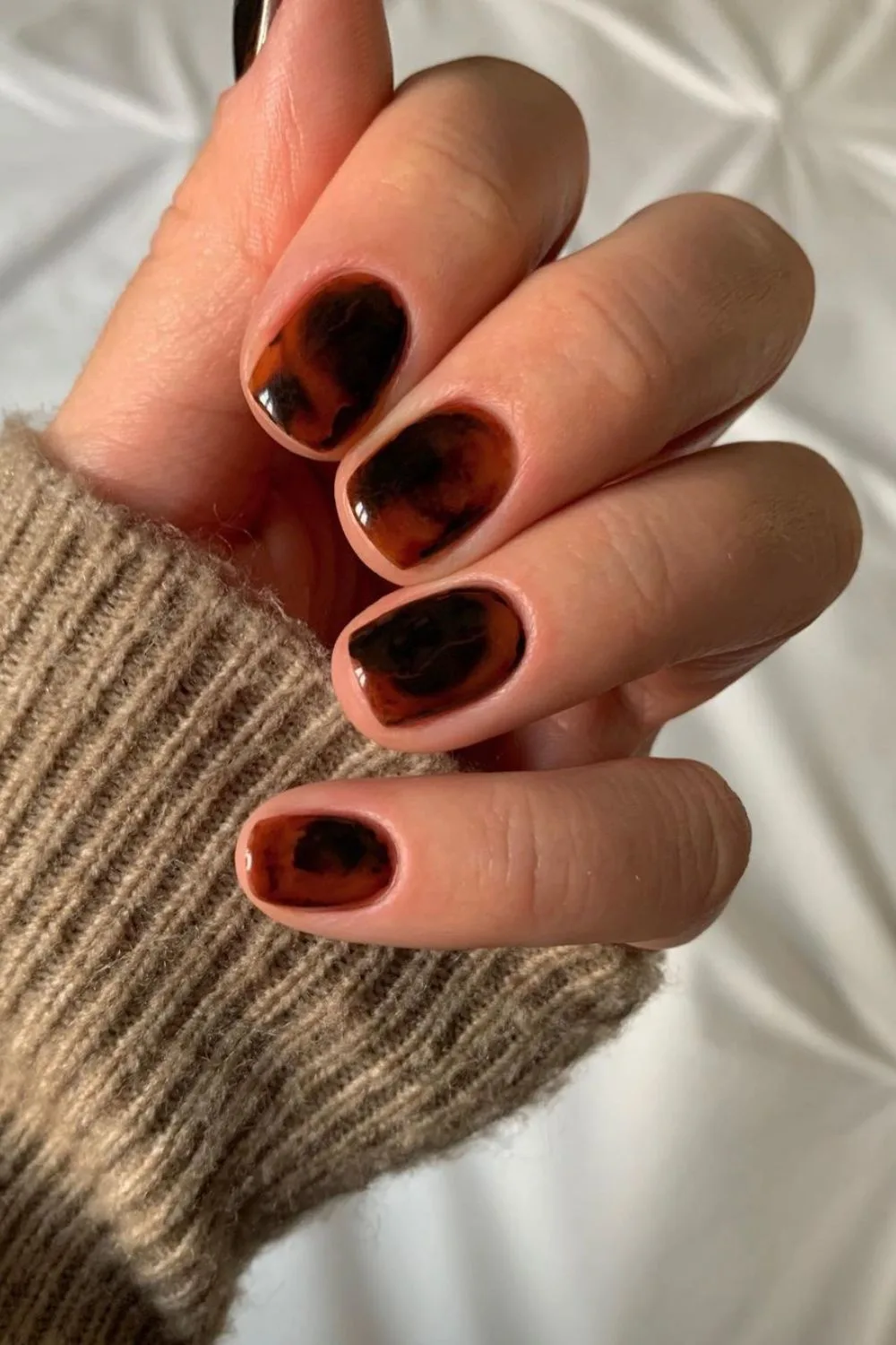 Tortoise shell nails