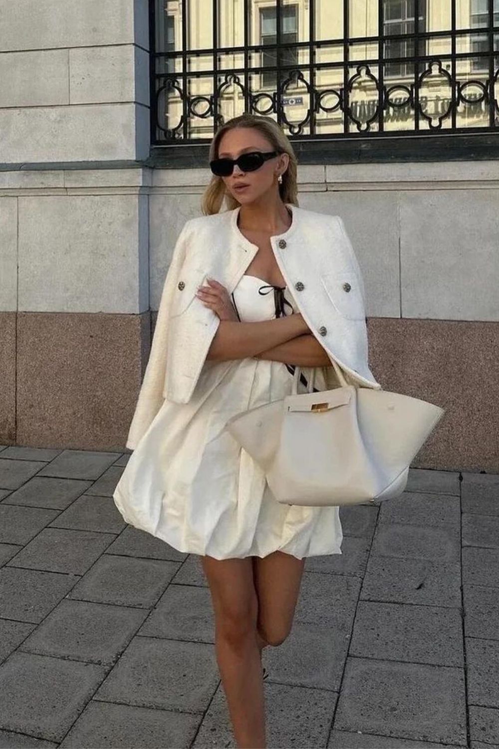 White Coat and Skirt