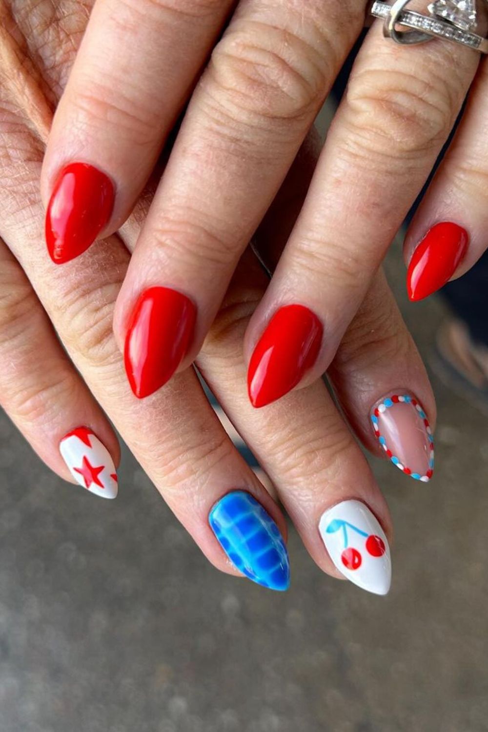 fourth of july nails