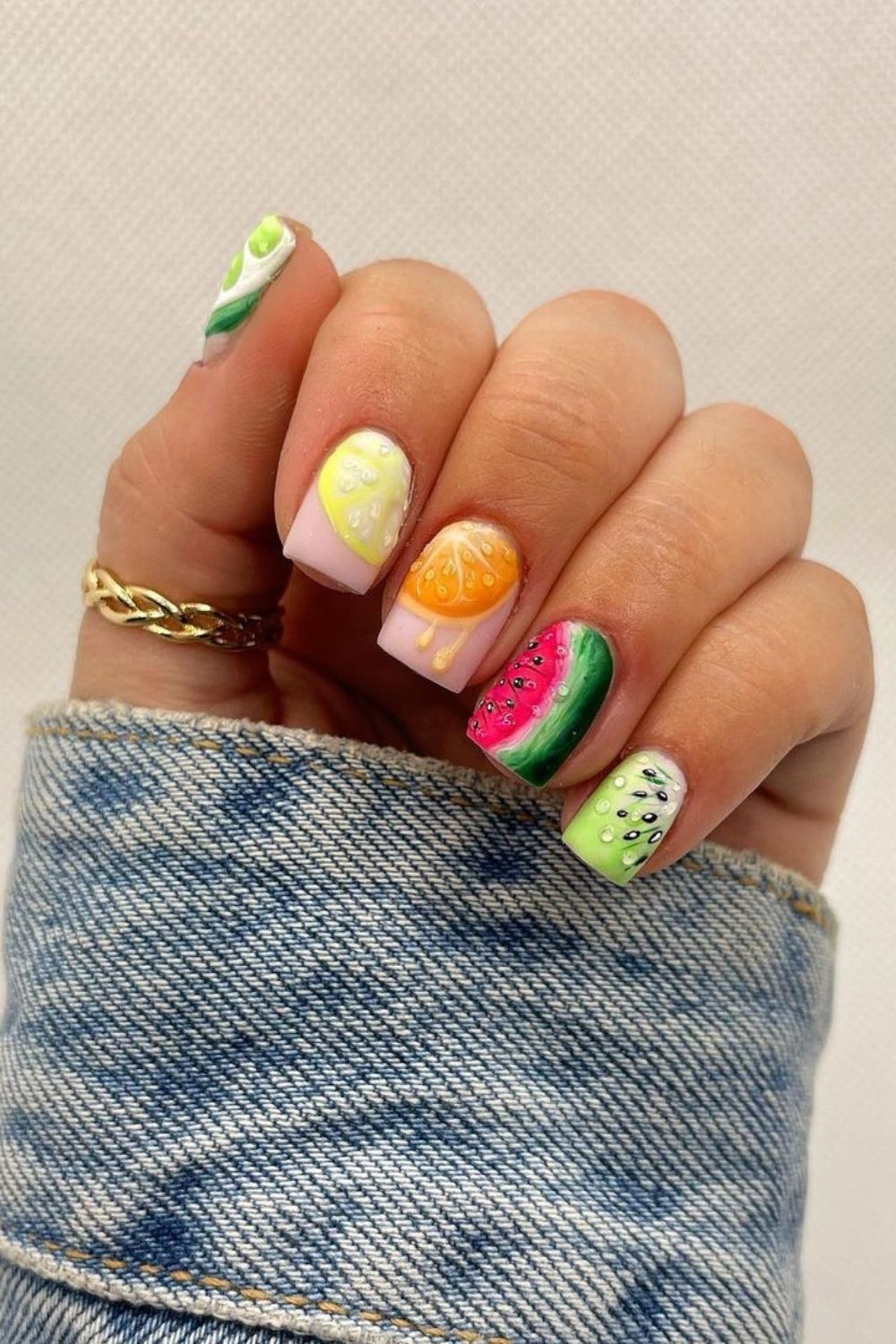 fruity mix nails