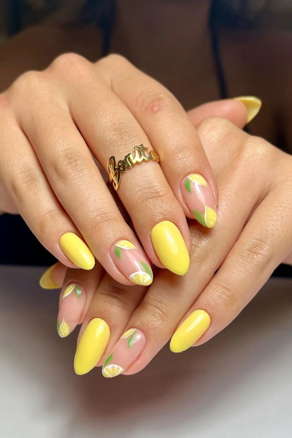 lemon nails