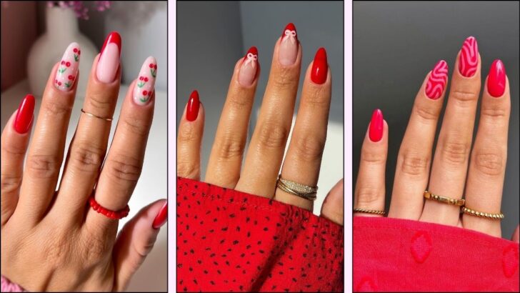 36 Red Summer Nail Ideas That Are Totally Fire