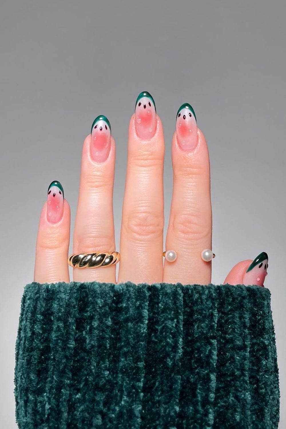 watermelon jelly nails