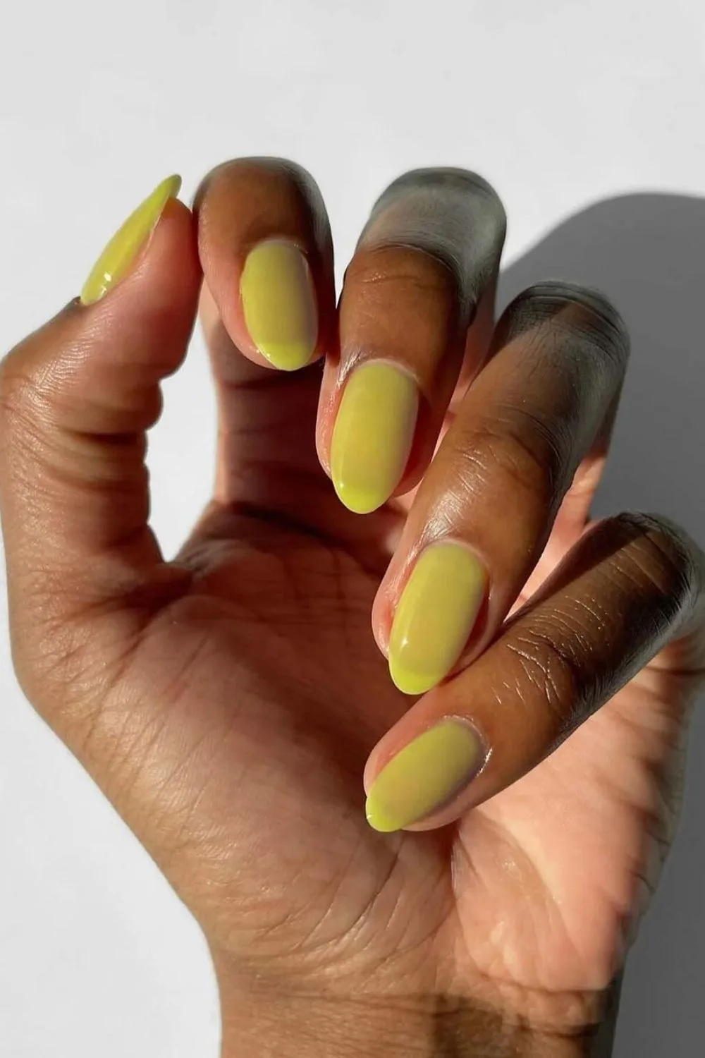 yellow jelly nails