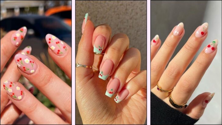 18 Cherry Nail Ideas for a Sweet and Sassy Look