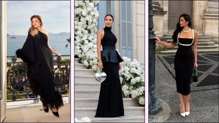 15 Black Evening Dresses That Are Absolute Fashion Goals