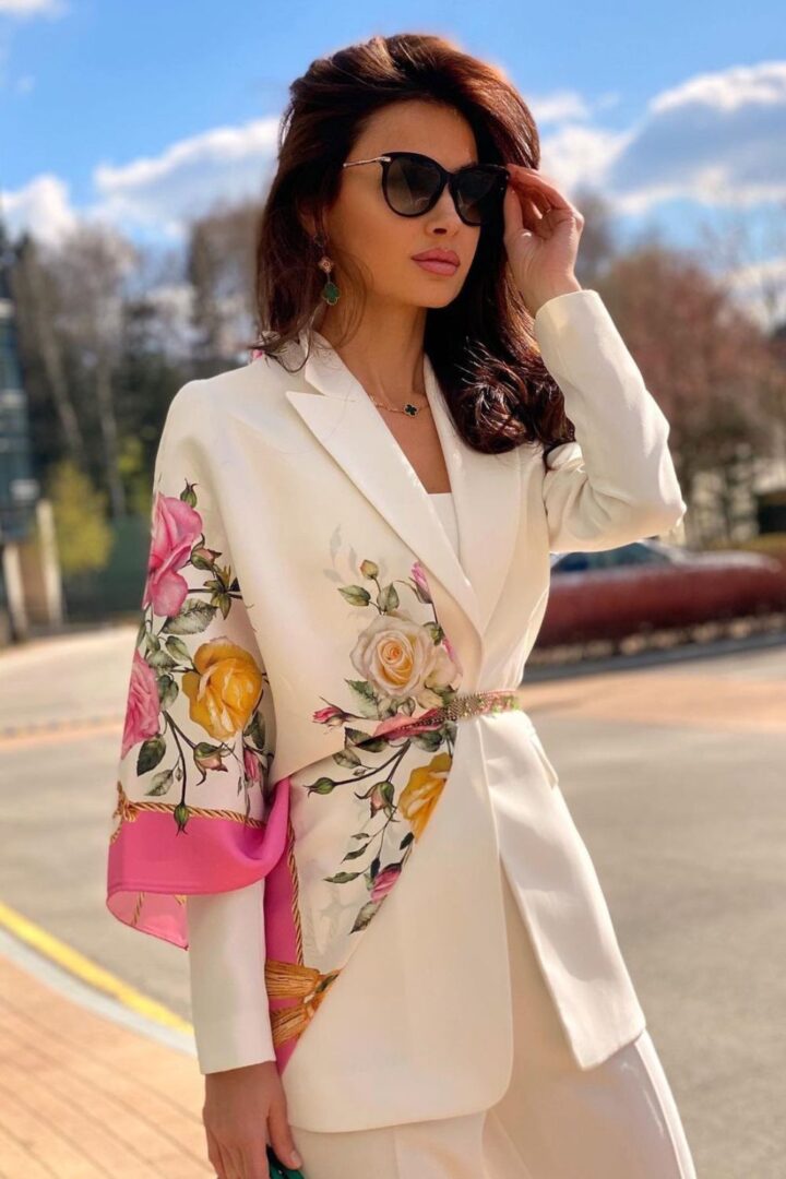 Scarf Silk Blouse