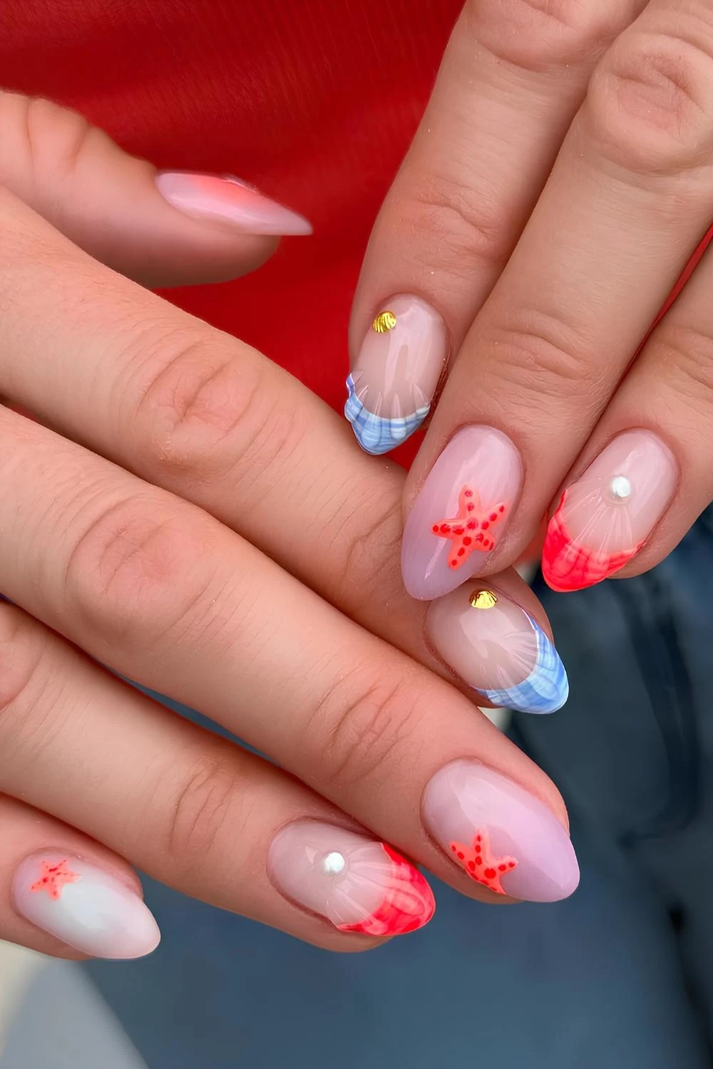 Summer Dip Nails: Beach-Inspired Glam