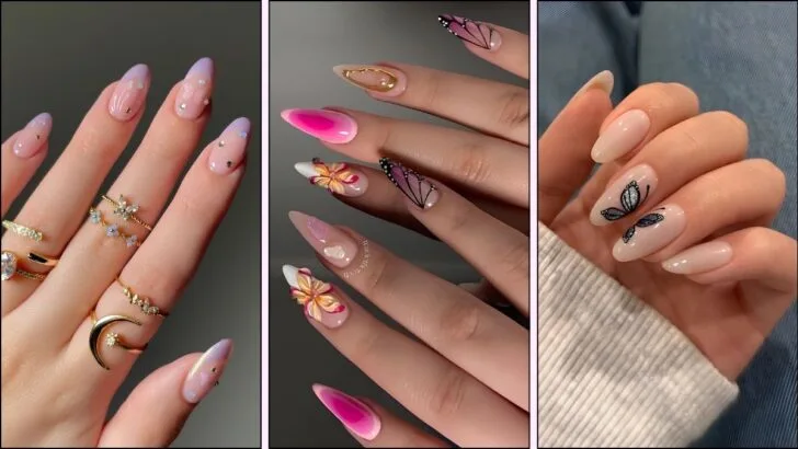 36 Whimsical Butterfly Nail Designs You Need To See