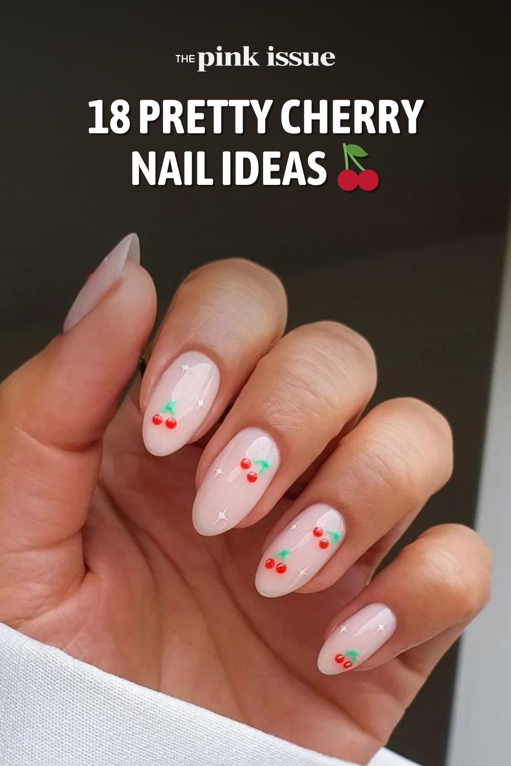 Cherry nail ideas Pinterest