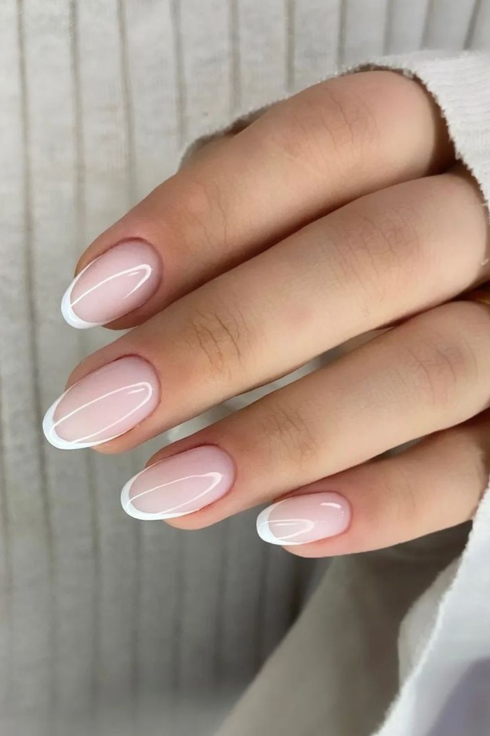 Classic French manicure